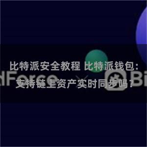 比特派安全教程 比特派钱包: 支持链上资产实时同步吗？