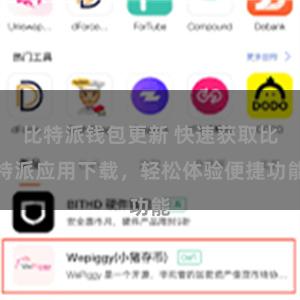 比特派钱包更新 快速获取比特派应用下载，轻松体验便捷功能