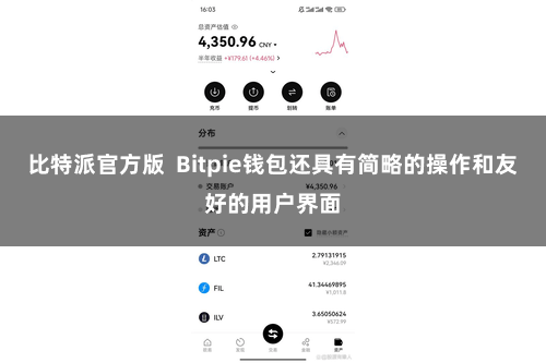 比特派官方版 Bitpie钱包还具有简略的操作和友好的用户界面