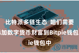 比特派多链生态 咱们需要添加数字货币财富到Bitpie钱包中