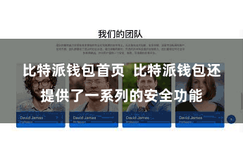 比特派钱包首页  比特派钱包还提供了一系列的安全功能